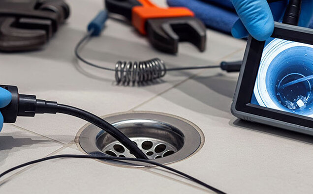 Plumber Drain Camera Screen
